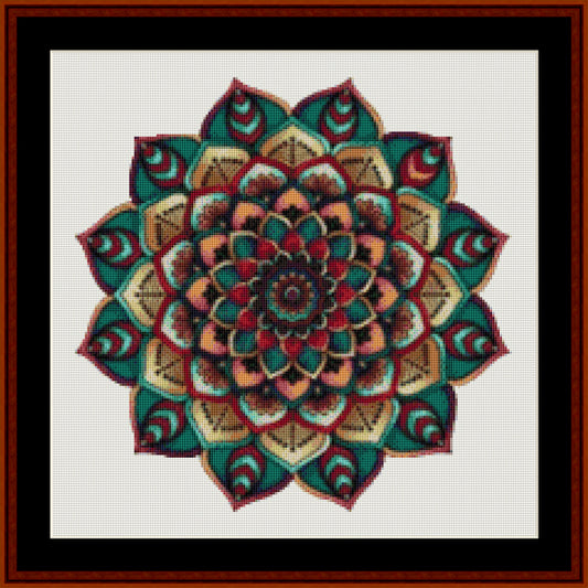 Counted Cross Stitch Pattern: Mandala 6 (Small) - Cross Stitch Collectibles