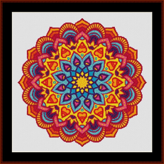 Counted Cross Stitch Pattern: Mandala 85 - Cross Stitch Collectibles