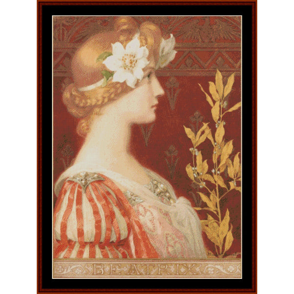 Counted Cross Stitch Pattern: Beatrix by Elisabeth Sonrel - Cross Stitch Collectibles