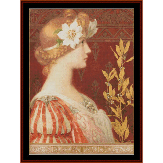Counted Cross Stitch Pattern: Beatrix by Elisabeth Sonrel - Cross Stitch Collectibles
