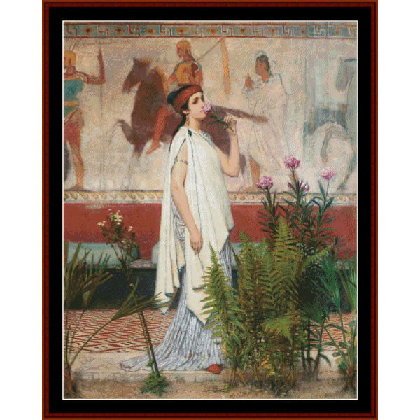 Counted Cross Stitch Pattern: A Greek Woman by Lawrence Alma-Tadema – Cross Stitch Collectibles