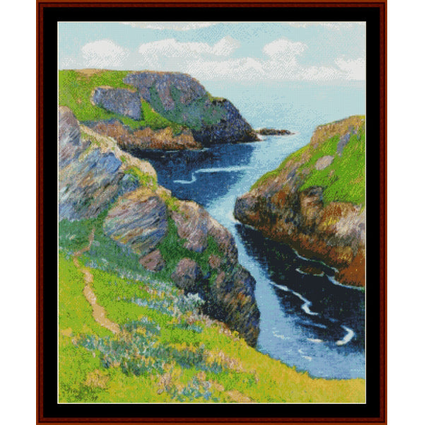 Counted Cross Stitch Pattern: Belle Ile by Henry Moret - Cross Stitch Collectibles