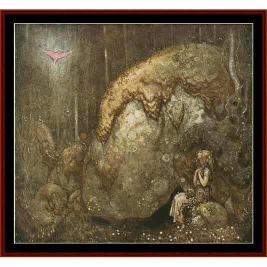 Counted Cross Stitch Pattern: Bland Tomtar Och Troll by John Bauer - Cross Stitch Collectibles