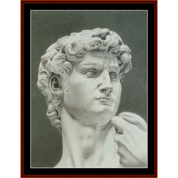 Counted Cross Stitch Pattern – David by Michelangelo - Cross Stitch Collectibles