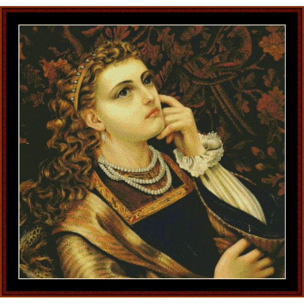 Counted Cross Stitch Pattern – Elaine by Emma Sandys - Cross Stitch Collectibles