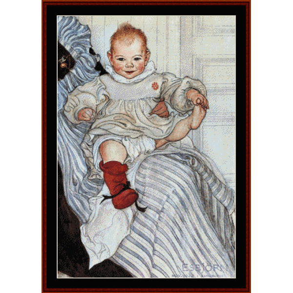 Counted Cross Stitch Pattern by Cross Stitch Collectibles  depicting a child in historical clothing