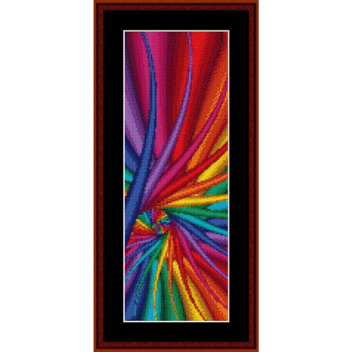 Colorful abstract Counted Cross Stitch Pattern by Cross Stitch Collectibles 