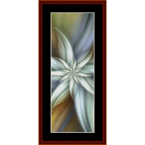 Abstract Counted Cross Stitch Pattern by Cross Stitch Collectibles with a star-like design