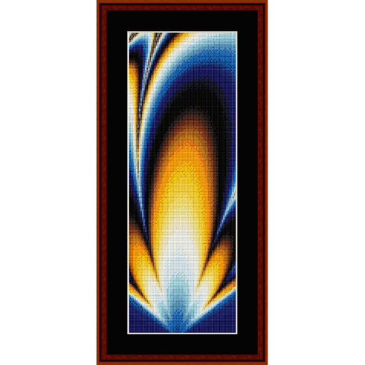 Abstract art Counted Cross Stitch Pattern by Cross Stitch Collectibles with vibrant colors