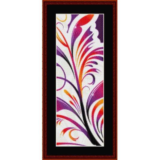 Colorful abstract Counted Cross Stitch Pattern by Cross Stitch Collectiblesbackground