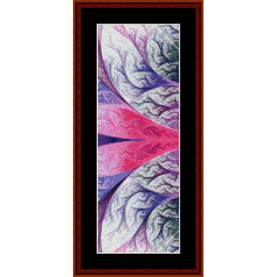 abstract art Counted Cross Stitch Pattern by Cross Stitch Collectibles with swirling colors