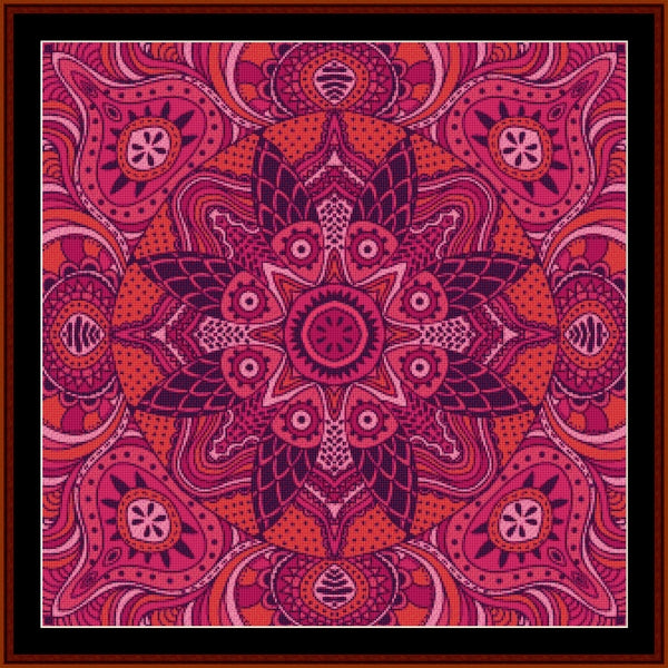 Mandala Counted Cross Stitch Pattern by Cross Stitch Collectibles