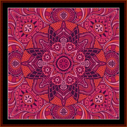Mandala Counted Cross Stitch Pattern by Cross Stitch Collectibles