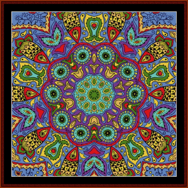 Mandala Counted Cross Stitch Pattern by Cross Stitch Collectibles