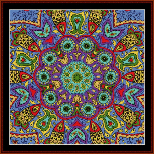 Mandala Counted Cross Stitch Pattern by Cross Stitch Collectibles
