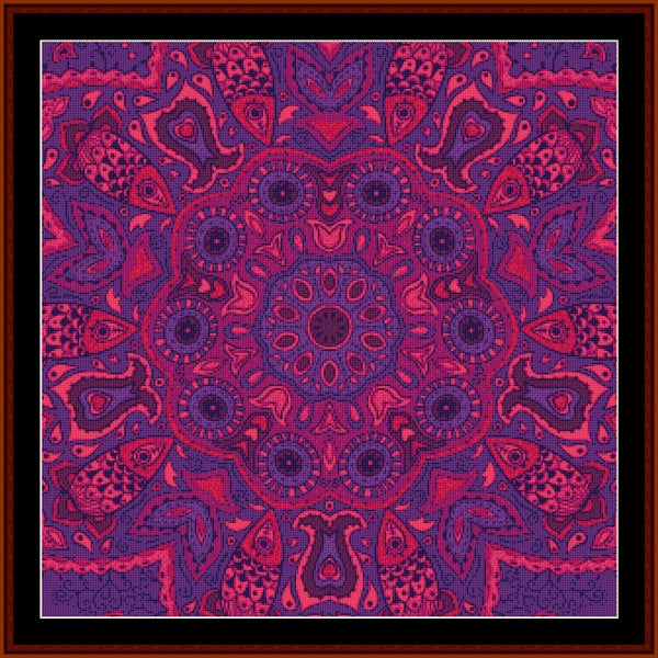 Mandala Counted Cross Stitch Pattern by Cross Stitch Collectibles