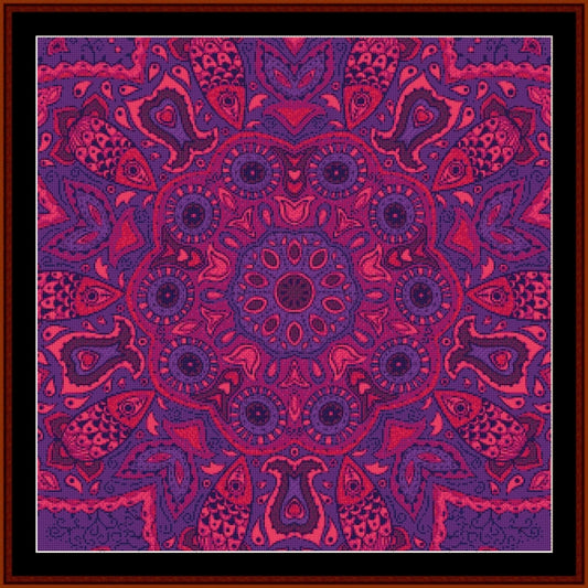 Mandala Counted Cross Stitch Pattern by Cross Stitch Collectibles