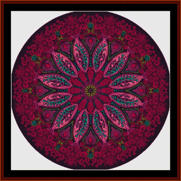 Mandala Counted Cross Stitch Pattern by Cross Stitch Collectibles