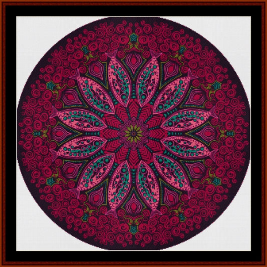 Mandala Counted Cross Stitch Pattern by Cross Stitch Collectibles