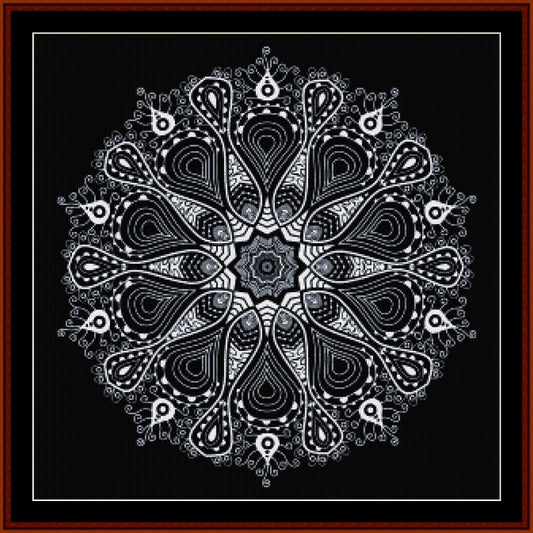 Mandala Counted Cross Stitch Pattern by Cross Stitch Collectibles