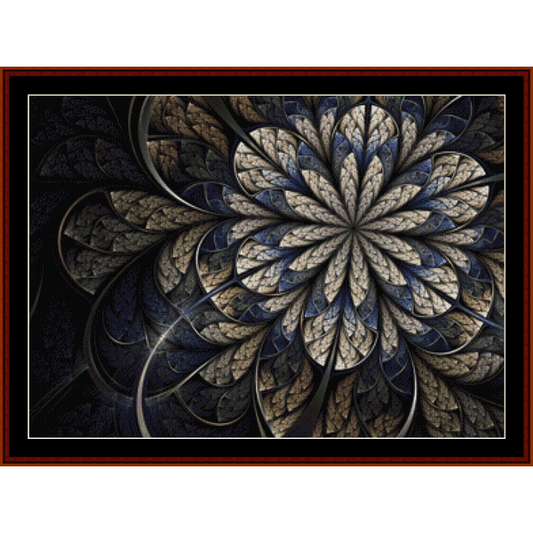 Decorative mandala Counted Cross Stitch Pattern by Cross Stitch Collectibles  with intricate patterns