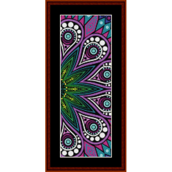 Counted Cross Stitch Pattern by Cross Stitch Collectibles with colorful abstract design