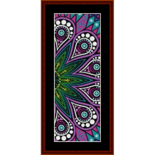 Counted Cross Stitch Pattern by Cross Stitch Collectibles with colorful abstract design