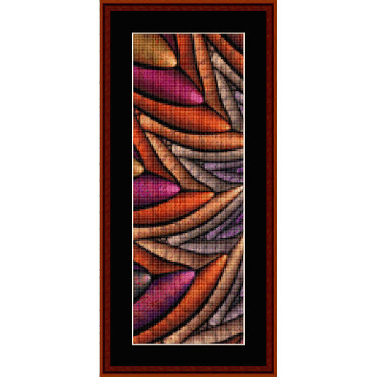 Colorful abstract Counted Cross Stitch Pattern by Cross Stitch Collectibles