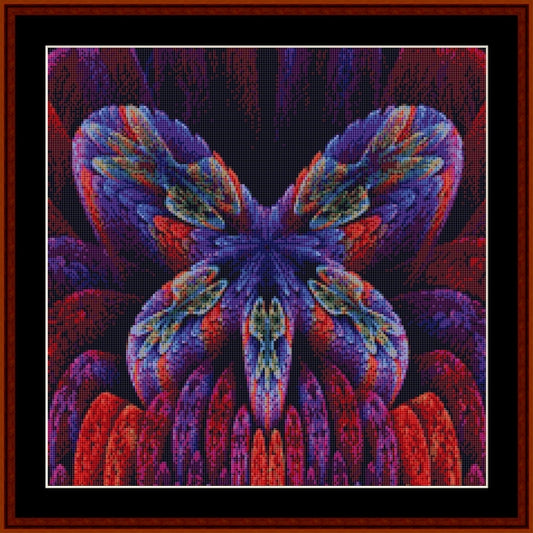 Colorful butterfly Counted Cross Stitch Pattern by Cross Stitch Collectibles