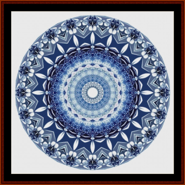 Counted Cross Stitch Mandala Pattern by Cross Stitch Collectibles