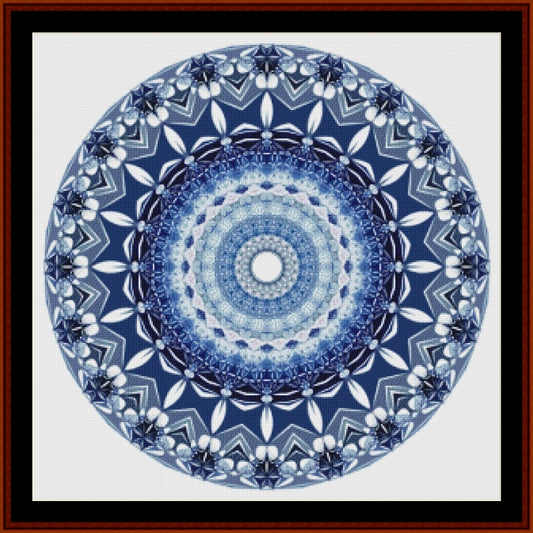 Counted Cross Stitch Mandala Pattern by Cross Stitch Collectibles