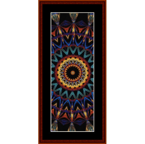 Counted Cross Stitch Pattern by Cross Stitch Collectibles with a geometric pattern