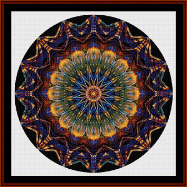 Mandala Counted Cross Stitch Pattern by Cross Stitch Collectibles