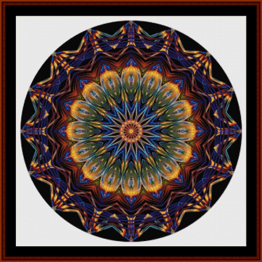 Mandala Counted Cross Stitch Pattern by Cross Stitch Collectibles
