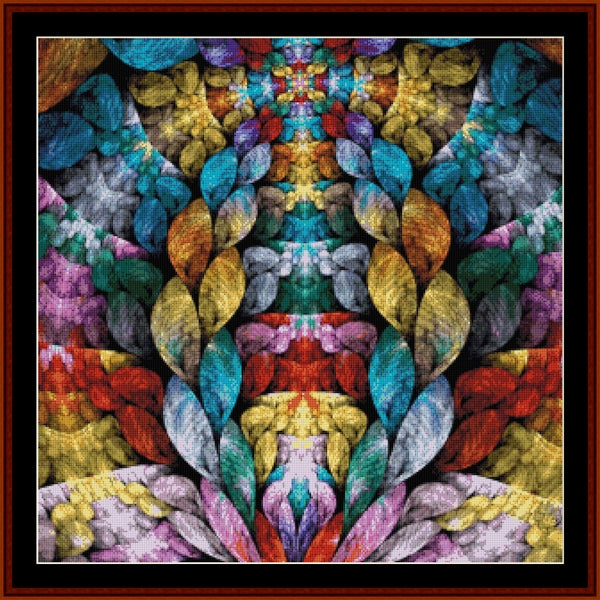 Colorful Counted Cross Stitch Pattern by Cross Stitch Collectibles