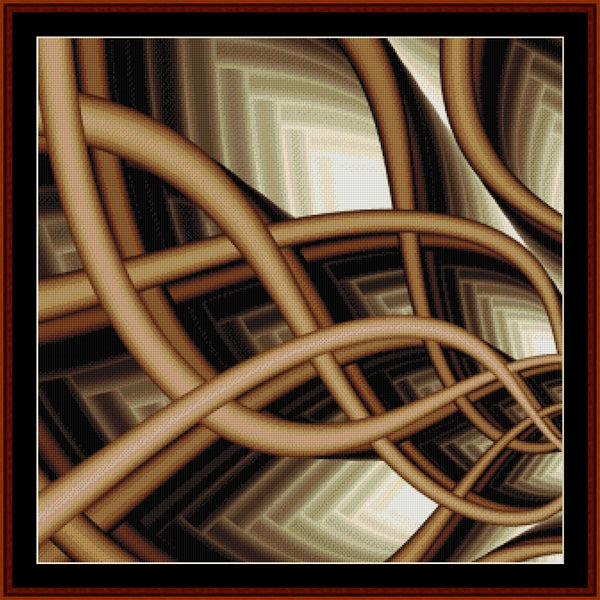 Abstract Counted Cross Stitch Pattern by Cross Stitch Collectibles