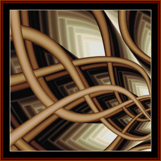 Abstract Counted Cross Stitch Pattern by Cross Stitch Collectibles
