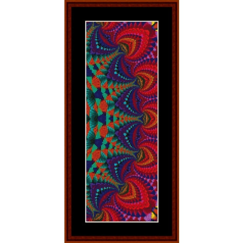 Colorful abstract Counted Cross Stitch Pattern by Cross Stitch Collectibles