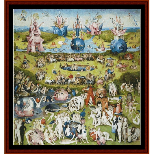 Counted Cross Stitch Pattern by Cross Stitch Collectibles of a detailed scene with various figures and elements