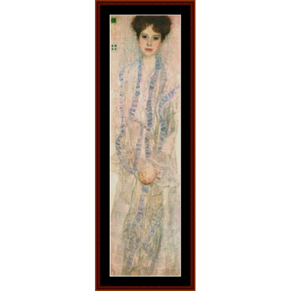 Counted Cross Stitch Pattern by Cross Stitch Collectibles of a woman in a detailed dress