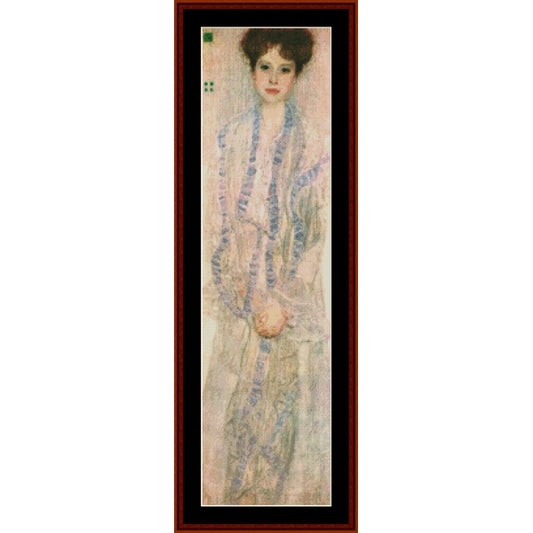 Counted Cross Stitch Pattern by Cross Stitch Collectibles of a woman in a detailed dress