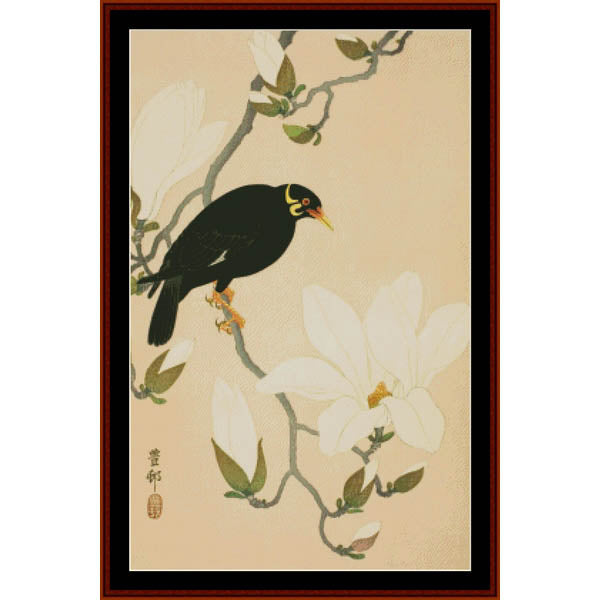 Counted Cross Stitch Pattern – Indian Hill Minor, Asian Art - Cross Stitch Collectibles