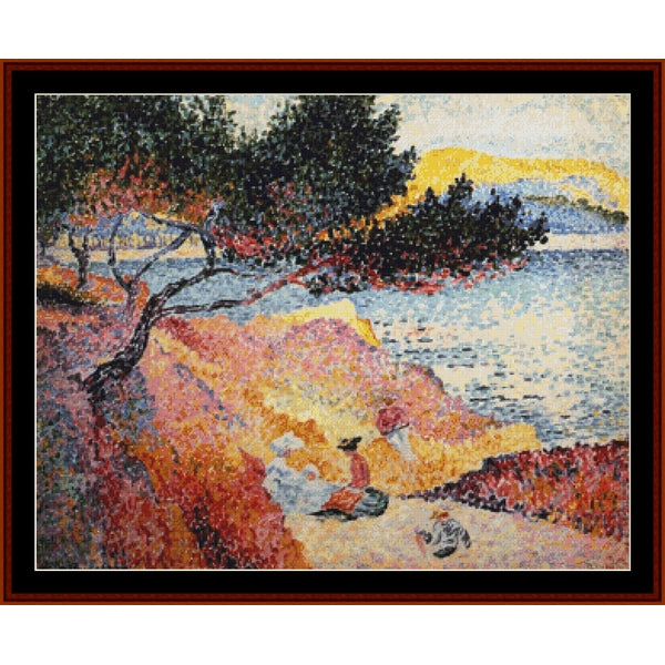 Counted Cross Stitch Pattern: La Plege de Saint Clair by H.E. Cross by Cross Stitch Collectibles