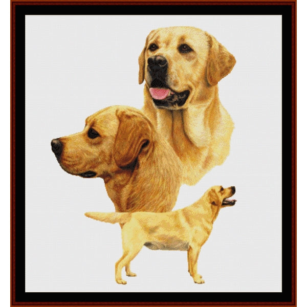 Counted Cross Stitch Pattern: Labradors by Cross Stitch Collectibles
