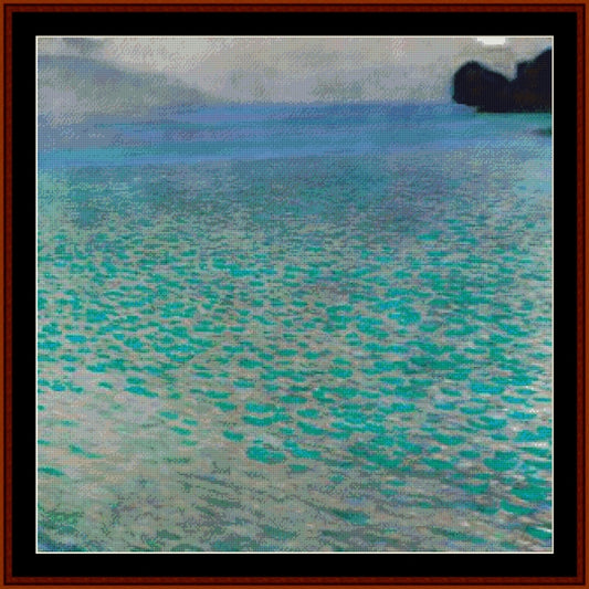 Counted Cross Stitch Pattern: Lake Attersee by Gustav Klimt by Cross Stitch Collectibles