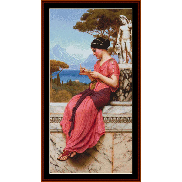 Counted Cross Stitch Pattern: Le Billet Doux by J.W. Godward - Cross Stitch Collectibles