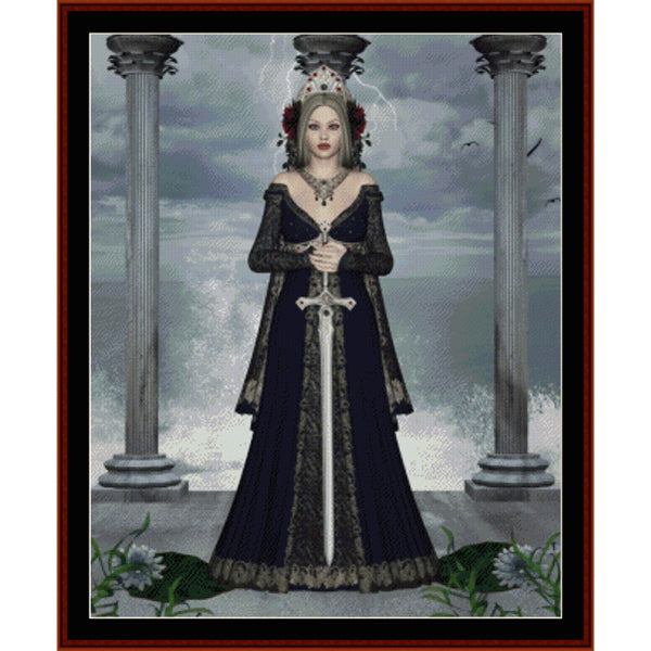 Counted Cross Stitch Pattern: Legend, Fantasy – Cross Stitch Collectibles