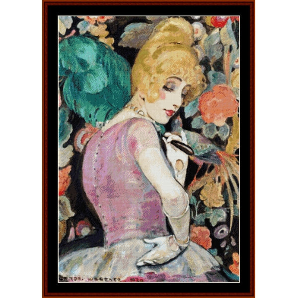 Counted Cross Stitch Pattern: Lili II by Gerda Wegener – Cross Stitch Collectibles
