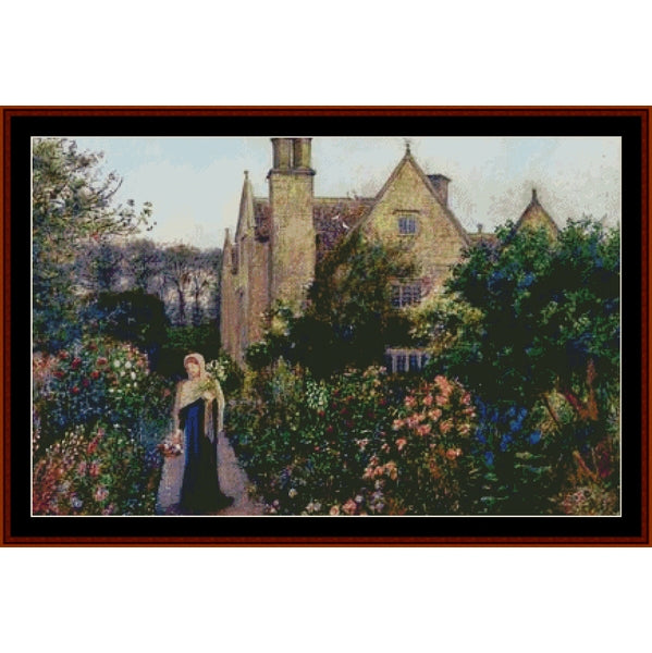 Counted Cross Stitch Pattern: Long Walk at Kelmscott Manor by Marie S. Stillman – Cross Stitch Collectibles
