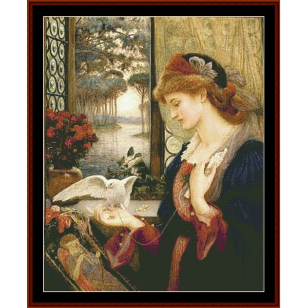 Counted Cross Stitch Pattern: Love's Messenger by Marie S. Stillman – Cross Stitch Collectibles